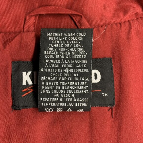 Kirkland Lined Red Zip-Up Jacket SMALL - Picture 4 of 8